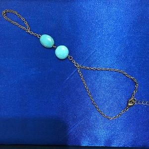 turquoise hand chain